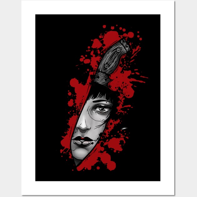 Lady of the Knife Wall Art by ELLMIRIART